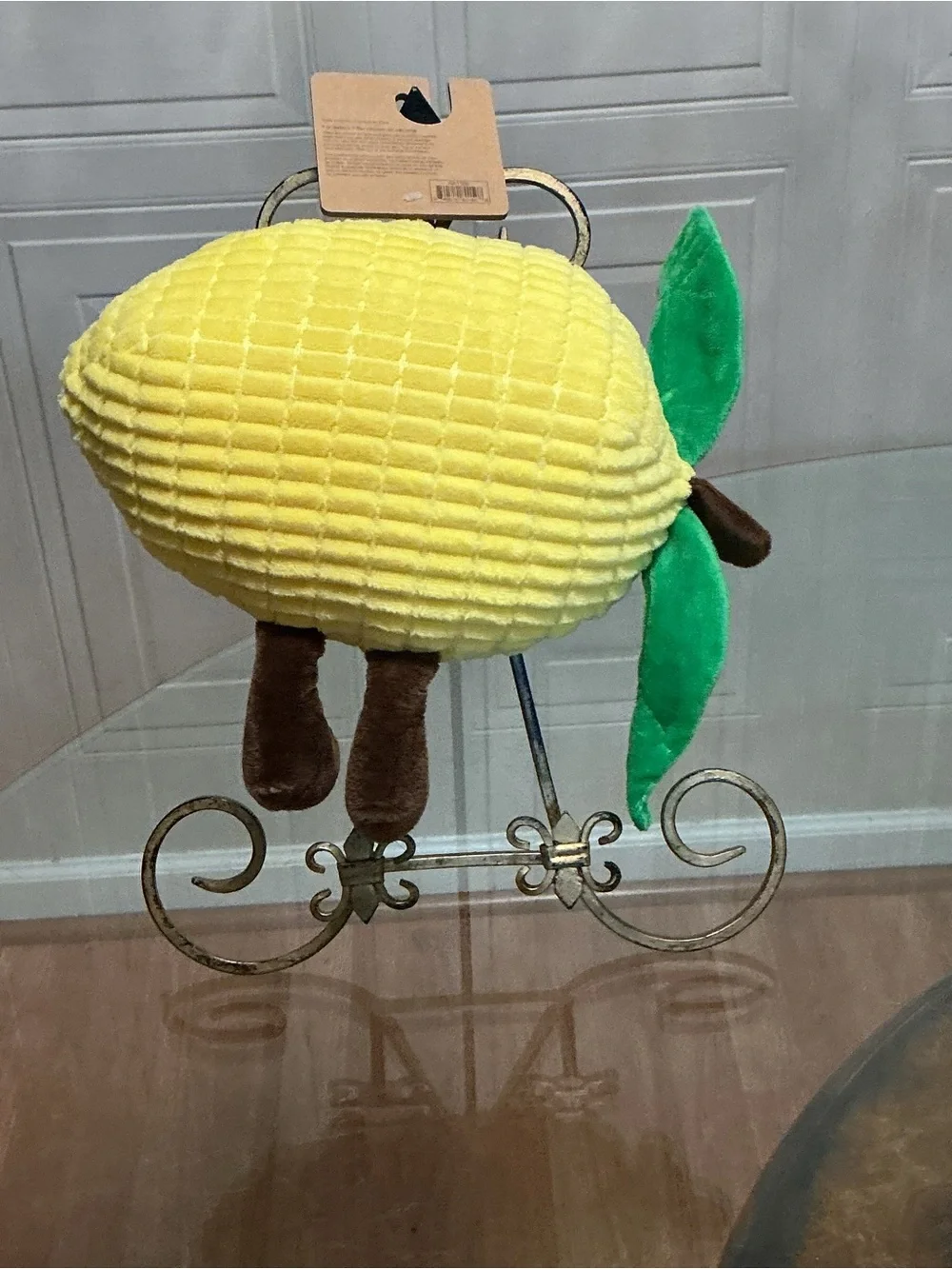 Pally Paws   Lemon 🍋 With Legs 11” Very Solf Dog Toy With  Squeaker